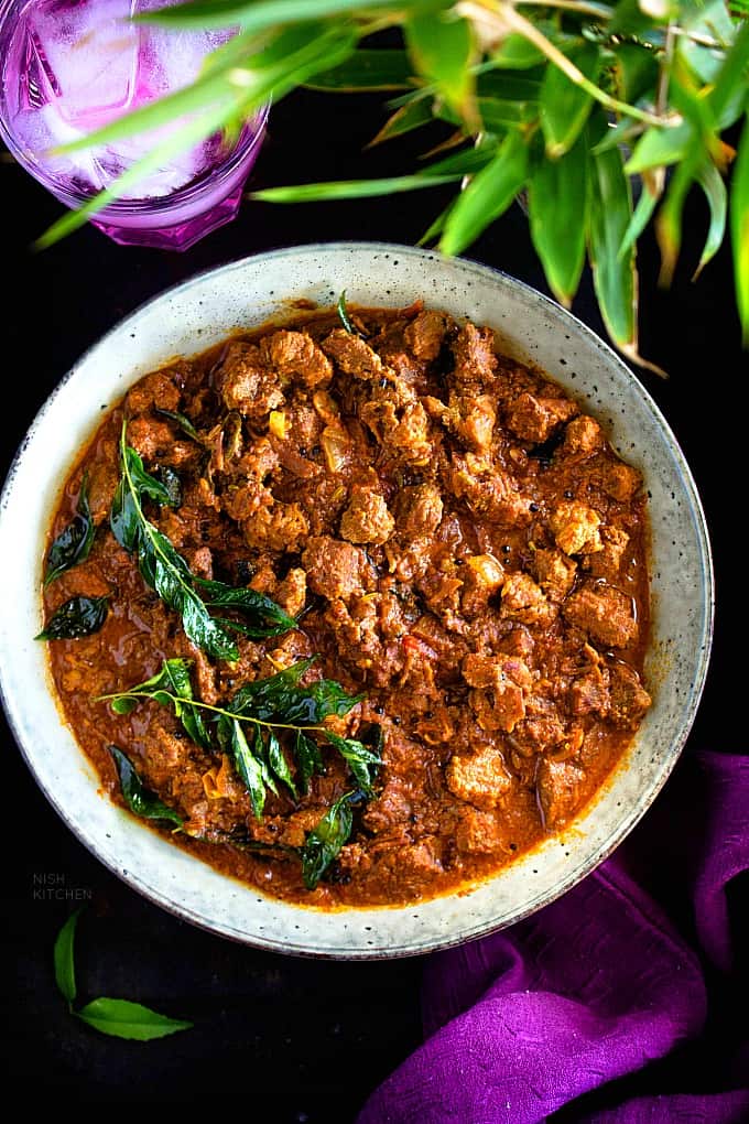 Beef madras curry